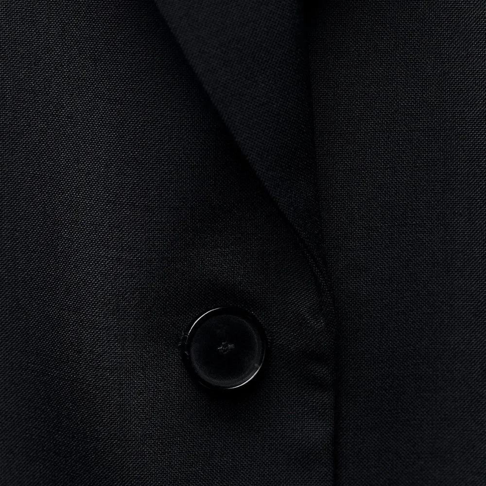 MINIMALIST WOOL BLEND COAT ZW COLLECTION - Picture 5 of 6